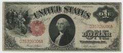 Collectible Series of 1917 Large Size $1 Legal Tender Note