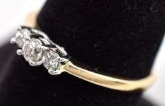 Gorgeous 14K Yellow Gold Diamond Ring