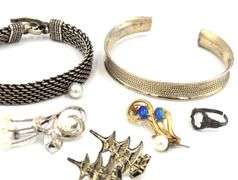 Group lot of Vintage 925 sterling silver Mixed Jewelry