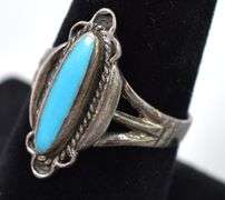 Turquoise Gemstone Ring in Sterling Silver