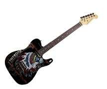 Lynyrd Skynyrd Autographed Signed Custom Graphics Guitar AFTAL UACC ACOA