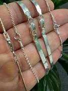 Sterling Silver Italian 925 5 Piece Layered Chain Set 24",20",18",18",16"