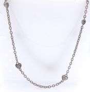 925 Sterling silver Judith Ripka Cubic zirconia necklace
