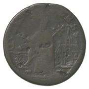 1670 Colonial US Pre-Federal New Jersey Mark Newby 1 Farthing 1/4P