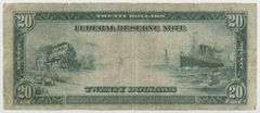 Scarce Series of 1914 Large Size $20 Federal Reserve Note (6-F)