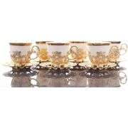 12-Piece Turkish Coffee Demitasse Cup & Saucer Set