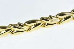 925 Puffy Vintage Wavy Statement Thick Bracelet