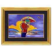 Umbrella Man at Sea by Peter Max