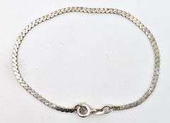 Snake Link Bracelet in Sterling Silver