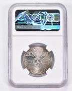 MS66 1963 Vatican 500 Lire Silver Sede Vacante NGC Toned!