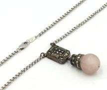 Group lot of vintage 925 sterling silver necklaces