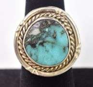 Turquoise Gemstone Ring in Sterling Silver