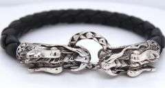 John Hardy Legend Naga double Dragon head bracelet