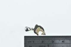 14K White Gold Jumping Dolphin Ocean Animal Vintage Pendant