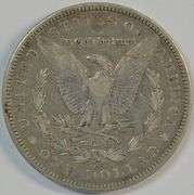 RARE XF 1892-CC MORGAN SILVER DOLLAR. KEY DATE CARSON CITY