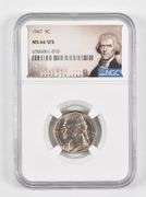 MS66 5FS 1947 Jefferson Nickel NGC