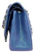 CHANEL Classic Iridescent Caviar Quilted Jumbo Double Flap Bag W/ Box & Card