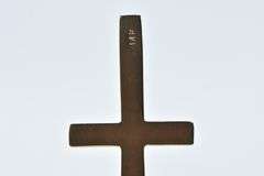 14K Yellow Gold Vintage Cross Christian Faith Symbol Charm/Pendant