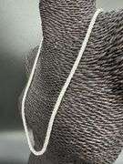 Sterling Silver 925 5mm Fox Tail Chain Italian 24" Necklace