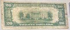 $20 Series of 1929 New York National Currency Note