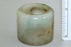 Antique Jadeite Archer's Ring