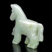 Cute 157.18ct Jade horse carving