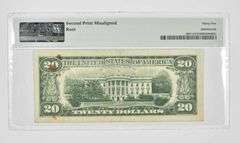 $20 1969 Richmond VA FRN PMG 35 NET Choice VF Fr# 2067-E Misalignment Err