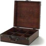 Vintage Cherry Wood Treasure Chest