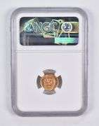 MS67 1966 ZBR Peru 1/5 Lire NGC