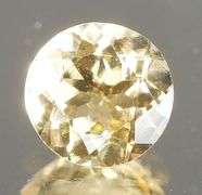 Awesome .63ct Heliodor Beryl solitaire