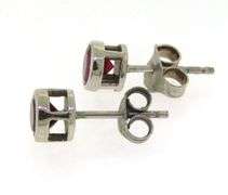 925 Sterling Silver Gemstone Stud Earrings