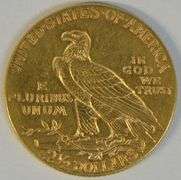 Bright-looking 1912 US $2.50 Indian Gold Piece. Nice