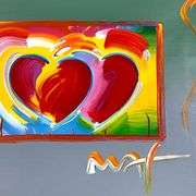 Two Hearts by Peter Max
