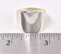 Wide Band Ring in Sterling Silver