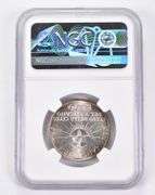 MS66 1963 Vatican 500 Lire Silver Sede Vacante NGC Toned!