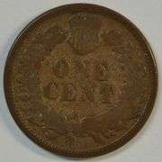 THE RARE 1877 INDIAN HEAD CENT IN GOOD/VG