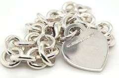 Tiffany & Co Heart tag charm bracelet in 925 sterling silver