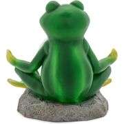 Enchanted Pond Tale of the Yoga Frog Snow Globe