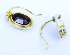 Antique Garnet Drop Earrings