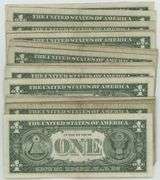 Great lot of 30 Series of 1957 $1 Silver Certificate STAR notes