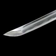 Golden Crane Hand-Forged Black Real Samurai Katana