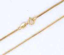 14kt Yellow gold Foxtail chain necklace