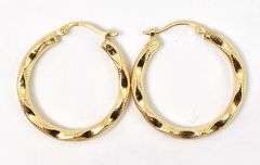 Adorable 14K Yellow Gold Earrings