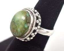 Turquoise Gemstone Ring in Sterling Silver