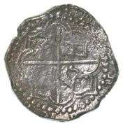 1600's Shipwreck Bolivia 8 Reales Philip III