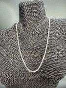 Sterling Silver Rolo Chain Necklace 18"