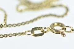 14K Yellow Gold 1.3mm Pressed Square Flat Box Chain Necklace