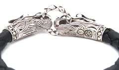 John Hardy Legend Naga double Dragon head bracelet