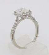 2.07CTW Diamond Encrusted Halo Diamond Ring