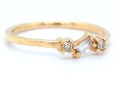 Trendy Diamond 14kt Band